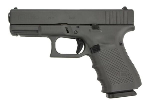 Glock G19 Gen4, 9MM, 4", Cerakote Elite Smoke Finish, 15rd, USA Made