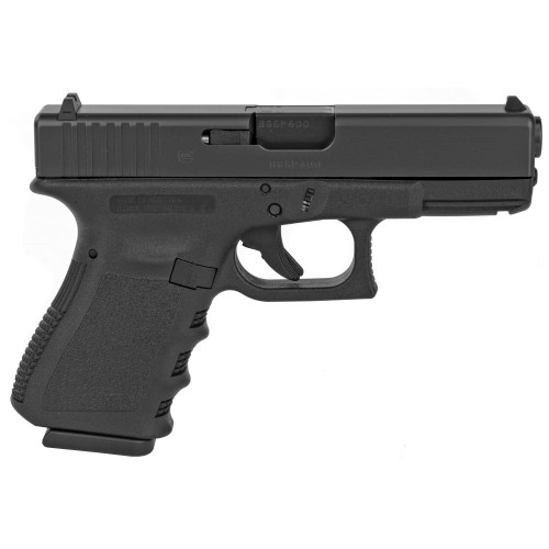 Glock G19 Gen 3 Compact 9mm, 4.02" Barrel, Black, Fixed Sights, 15rd - Firearm | The Gun Shop
