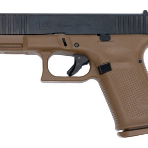 Glock 19 Gen5 AUS 9mm, 4" Barrel, Fixed Sights, Flat Dark Earth, 15rd