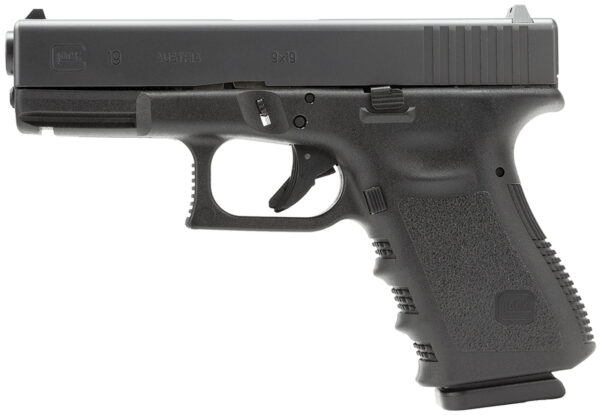 Glock G19 Gen3 *CA Legal* 9mm, 4" Barrel, Fixed Sights, Black, 10rd