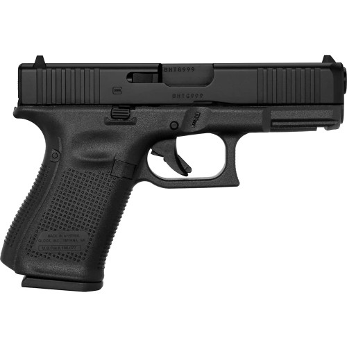 Glock G19 Gen 5 9mm, 4" Barrel, Black, Picatinny Rail, 15rd - Concealed Carry Guns | The Gun Shop
