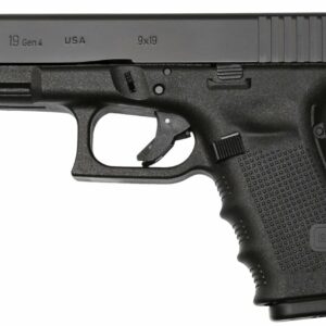 Glock G19 Compensated G4 9mm, 4" Barrel, Fixed Sights, Tennifer, 15rd