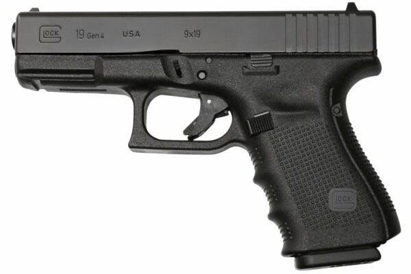 Glock G19 Compensated G4 9mm, 4" Barrel, Fixed Sights, Tennifer, 15rd