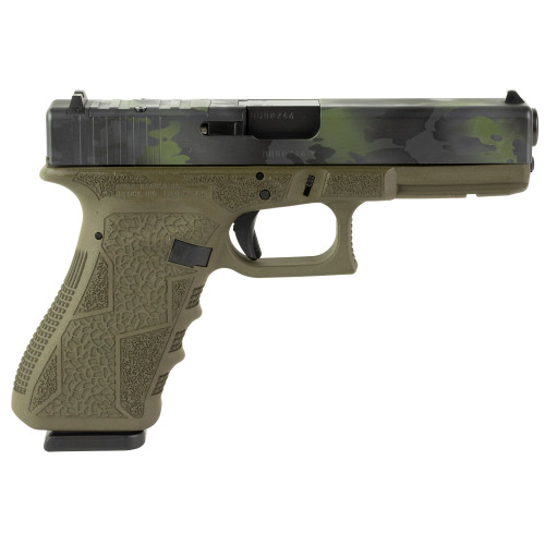 Glock G22 Gen 3 40 Smith & Wesson, 4.49" Barrel, Black Multicam Slide, Olive Drab Green Frame, 15rd - Firearm | The Gun Shop