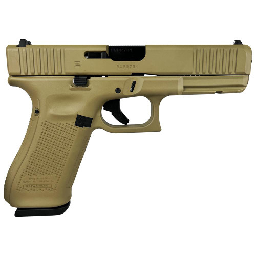 Glock G22 Gen 5 40 Smith and Wesson, 4.49" Barrel, "FDE", 15rd - Concealed Carry Guns | The Gun Shop