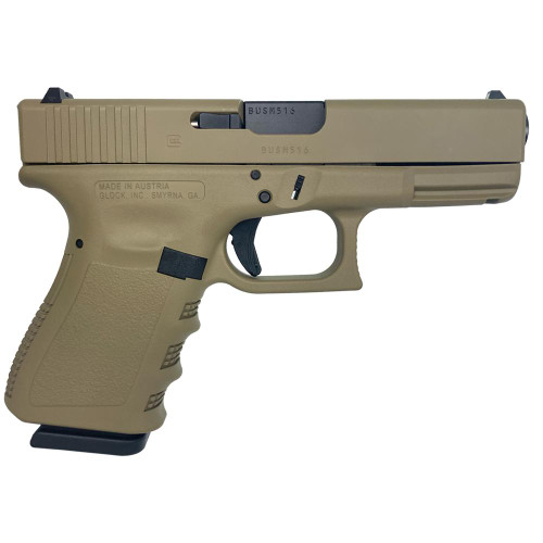 Glock G23 Gen 3 Custom 40 Smith & Wesson, 4.02" Barrel, "FDE", 13rd - Concealed Carry Guns | The Gun Shop