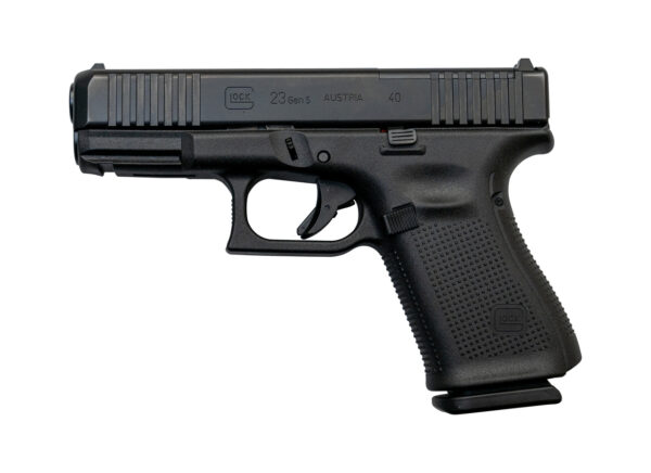 Glock 23 Gen5 MOS AUS .40 S&W, 4" Barrel, Fixed Sights, Black, 13rd