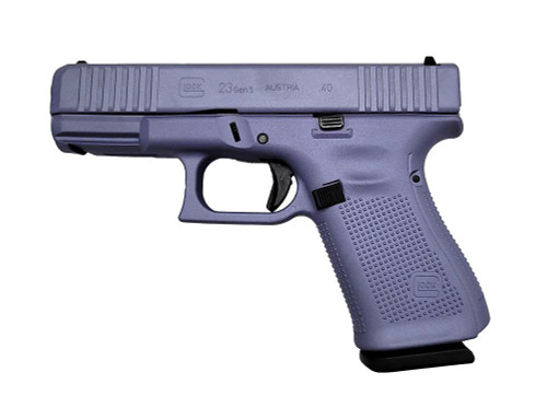 Glock G23 Gen 5 40 Smith & Wesson, 4.02" Barrel, Crushed Orchid, 13rd - Concealed Carry Guns | The Gun Shop