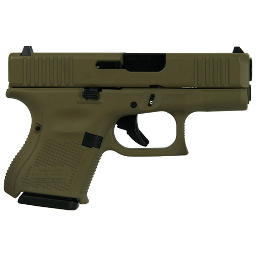 Glock G27 Gen 5 Custom 40 Smith & Wesson, 3.43" Barrel, "FDE", 9rd - Concealed Carry Guns | The Gun Shop