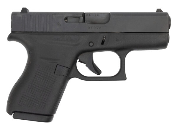 Glock 42 USA Used .380 ACP, 3.25" Barrel, Contrast Sights, Black, 2x 6rd