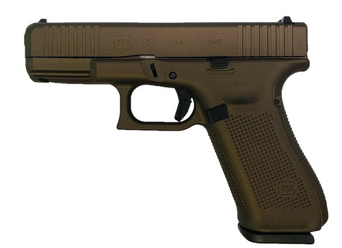 Glock G45 9mm, 4.02" Barrel, Midnight Bronze Cerakote, 17rd - Firearm | The Gun Shop