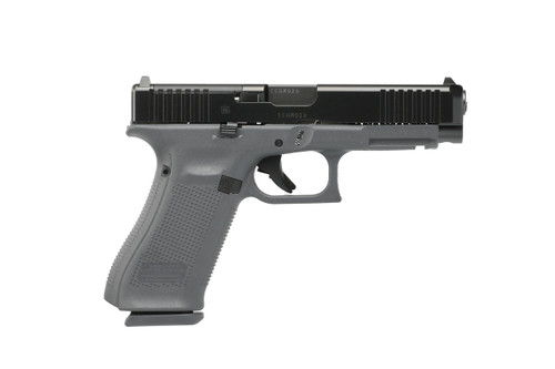 Glock G47 Gen 5 9mm, 4.49" Barrel, Gray Frame, Black Slide, MOS Cut, 10rd - Exclusive Guns | The Gun Shop