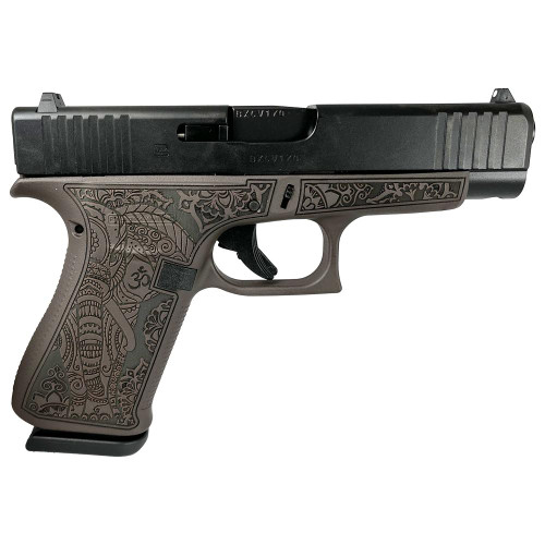 Glock G48 "Vortex Bronze Elephant Engraved" 9mm, 4.17" Barrel, 10rd - Firearm | The Gun Shop
