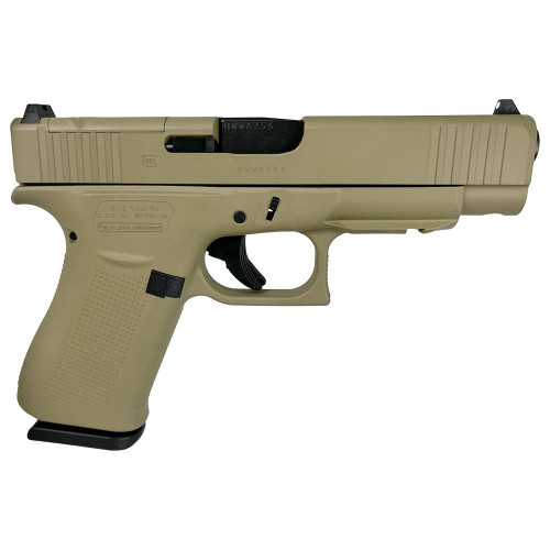 Glock G48 MOS Custom 9mm, 4.17" Barrel, "FDE", 10rd - Firearm | The Gun Shop