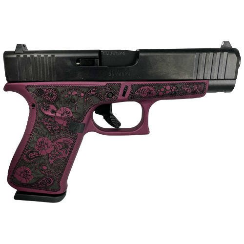 Glock G48 "Black Cherry Paisley Frame" 9mm, 4.17" Barrel, 10rd - Firearm | The Gun Shop