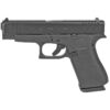 Glock 48 Compact 9mm, 4.17" Barrel, Beaver Tail Grip, Black, Fixed Sights, 2x10rd