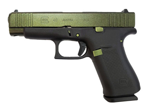 Glock G48 9mm, 4.02" Barrel, GunCandy Emerald, 10rd - Firearm | The Gun Shop