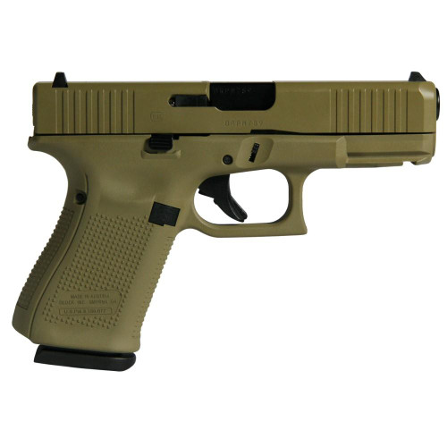 Glock G19 Gen 5 Custom 9mm, 4.02" Barrel, "FDE" 15rd - Firearm | The Gun Shop