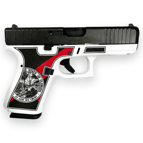 Glock G19 Gen 5 Custom "Florida White" 9mm, 4.02" Barrel, 15rd - Firearm | The Gun Shop