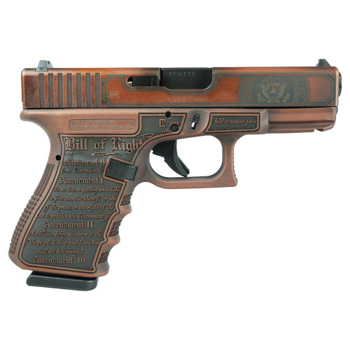 Glock 19 Gen 3 Custom 9mm, 4.01" Barrel, "Trump 2024 Red", 15rd - Firearm | The Gun Shop