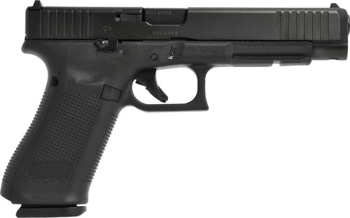 Glock G17L Gen 5 MOS 9mm, 6.02" Barrel, Black, Fixed Sights, 17rd - Firearm | The Gun Shop