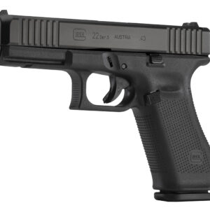 Glock 22 Gen5 .40 S&W, 4.49" GMB, Fixed Sights, Flared Magwell, Black, 10rd