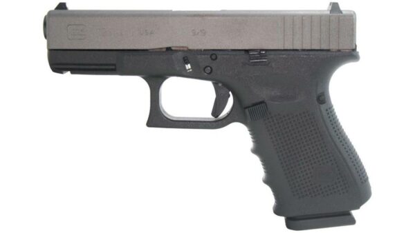 Glock G19 Gen4 9mm, 4" Barrel, Tungsten Slide Finish 15rd Mag