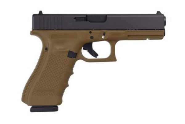 Glock G17 Gen4 9mm, 4.49", 10rd, FS, Flat Dark Earth Frame