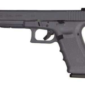 Glock G34 G4 9mm, 5.31", 17rd, Full Gray Finish
