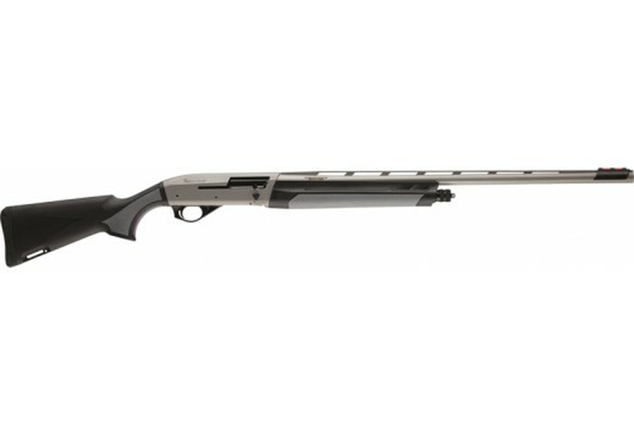 Impala Plus Elite 12 Ga, 28" Barrel, 3", TruGlow, Overmold, Silver, 5rd
