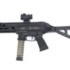 Grand Power Stribog Peace Keeper Package, SP9A1 Gen2, 9mm, 8" Barrel, Sig Romeo-MSR, Folding SB Tactical Brace, Black, 6 x 30rd Magazines, US Peace Keeper SMG/SBR Case