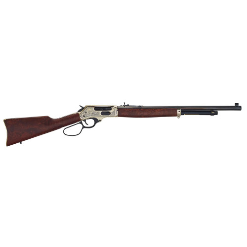 Henry Brass Wildlife Edition 45-70 Government, 22" Barrel, Brass Rec, American Walnut, 4rd - Firearm | The Gun Shop