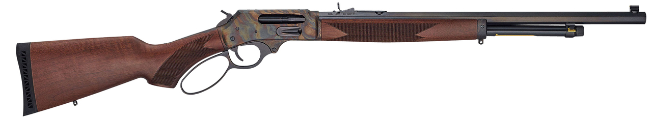 Henry Lever Action Side Gate .45-70 Govt, 22" Barrel, American Walnut, Color Case Hardened, 4rd