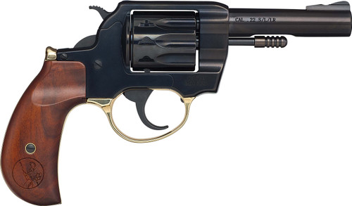 Henry Golden Boy 22 LR, 4" Barrel, Black, American Walnut Birdshead Grip, 10rd - Firearm | The Gun Shop