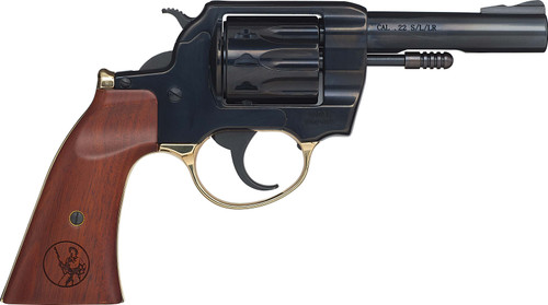 Henry Golden Boy 22 LR, 4" Barrel, Black, American Walnut Gunfighter Grip, 10rd - Firearm | The Gun Shop