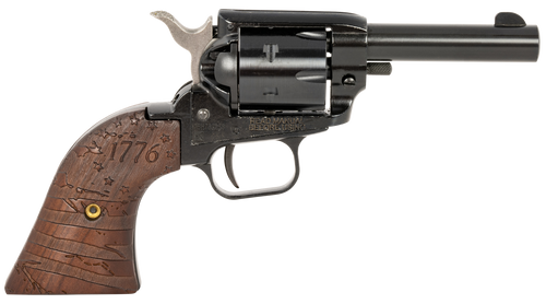 Heritage Barkeep 22 LR, 3" Barrel, 1776 Flag Engraved Wood Grips, 6rd - Collector Guns | The Gun Shop