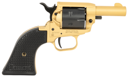Heritage Barkeep 22 LR, 2.68" Barrel, Gold Cerakote, Black Star Polymer Grips, 6rd - Firearm | The Gun Shop