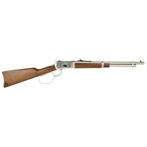 Heritage R92 TALO Edition 44 Remington Magnum, 18" Barrel, Engraved Stainless Rec, Wood Furniture, 8rd - Firearm | The Gun Shop
