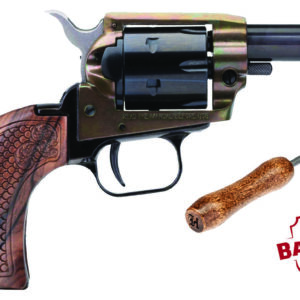 Heritage Rough Rider Barkeep .22 LR, 2" Barrel, Wood Grips, Simulated Case Hardened, 6rd