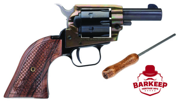 Heritage Rough Rider Barkeep .22 LR, 3" Barrel, Simulated Case Hardened, 6rd