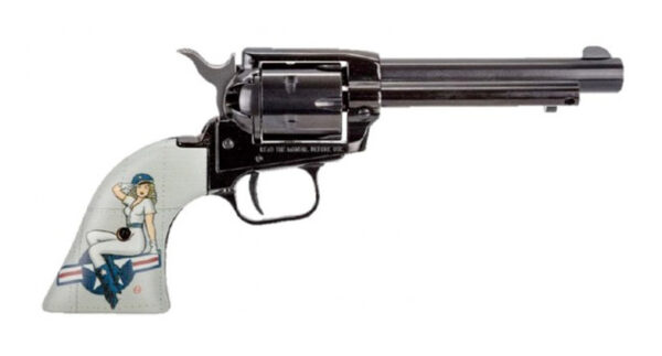 Heritage Rough Rider .22 LR, 4.75" Barrel, Fixed Sights, Lady Luck Pin Up, 6rd