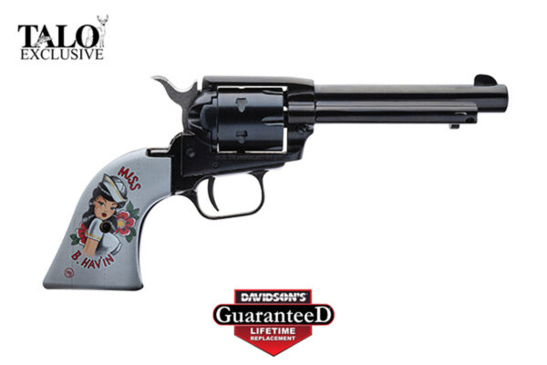 Heritage Rough Rider Miss B. Hav'in 22 LR, 4.75" Barrel, Blue Finish, Special Grips, TALO Edition