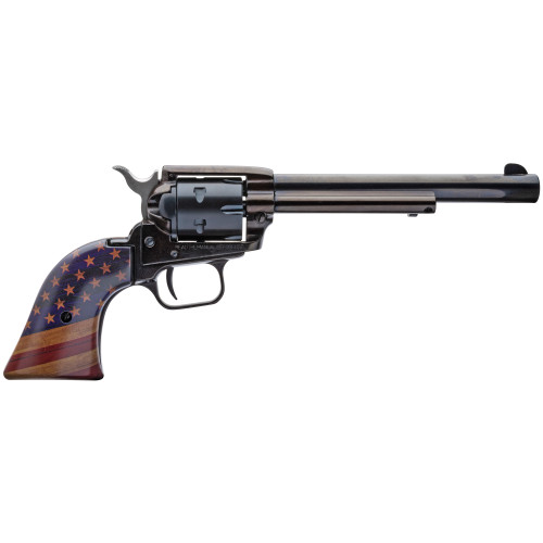 Heritage Rough Rider 22 LR, 6.5" Barrel, US Flag Grips, 6rd - Collector Guns | The Gun Shop