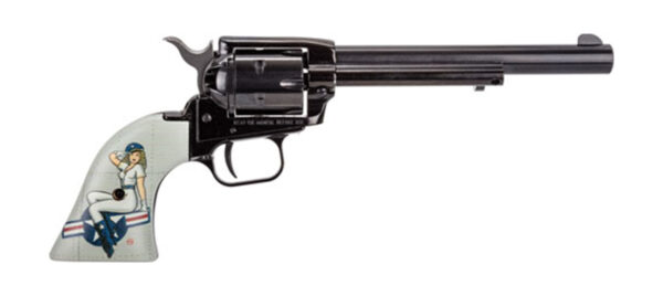 Heritage Rough Rider .22 LR, 6.5" Barrel, Fixed Sights, Lady Luck Pin Up, 6rd
