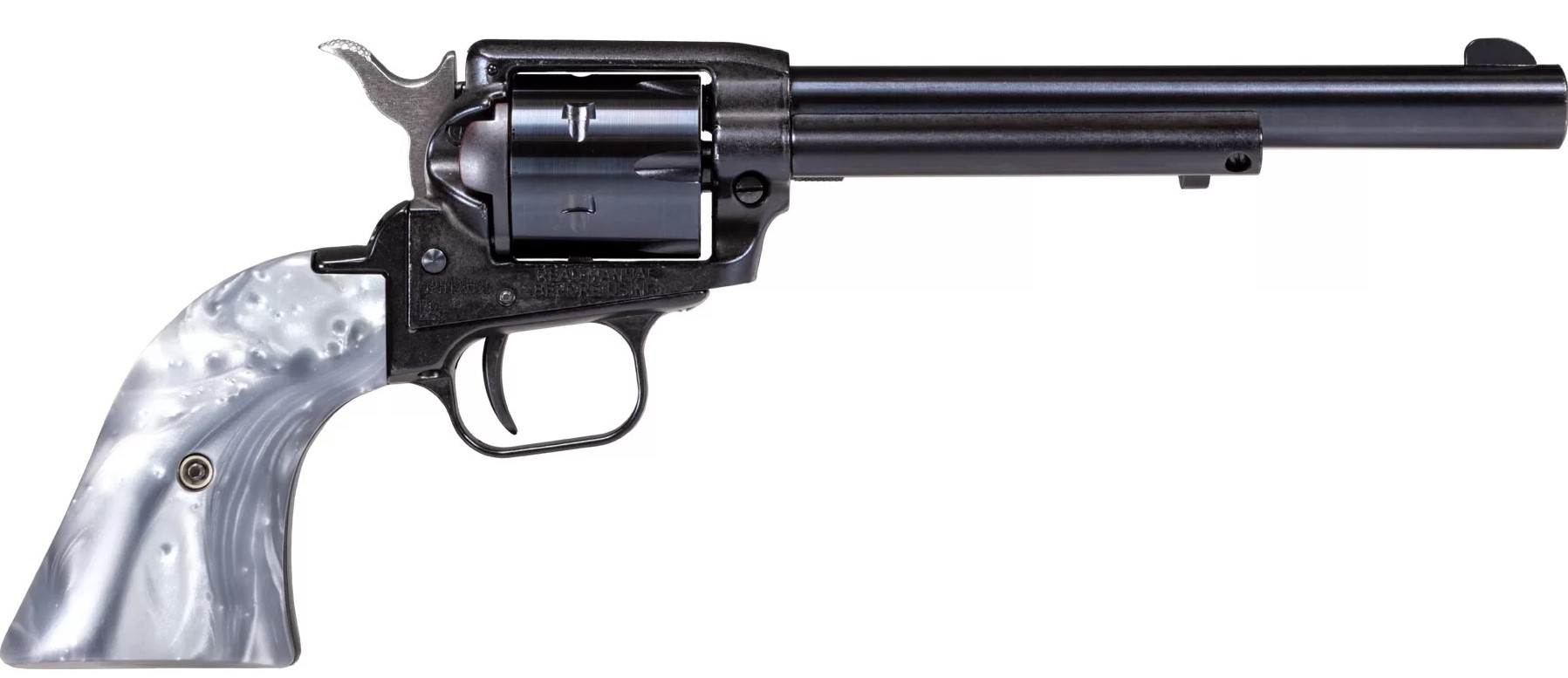 Heritage Rough Rider .22 LR Revolver, 6-Round, Gray Pearl - revolvers | The Gun Shop