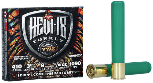 HEVI-Shot Turkey TSS 410 Ga, 3", 13/16 oz, Tungsten, 9 Shot, 5Bx/10Cs - Ammo | The Gun Shop