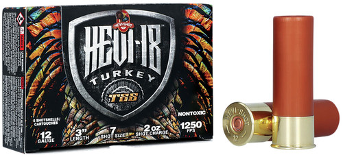 HEVI-Shot Turkey TSS 12 Ga, 3", 2 oz, Tungsten, 7 Shot, 5Bx/10Cs - Ammo | The Gun Shop