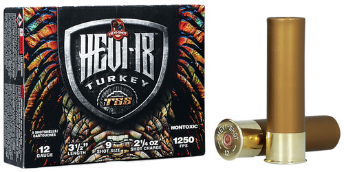 HEVI-Shot Turkey TSS 12 Ga, 3.5", 2 1/4 oz, Tungsten, 9 Shot, 5Bx/10Cs - Ammo | The Gun Shop