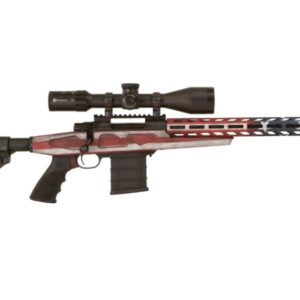 Howa APC Flag Chassis Rifle 308 Win Scope Combo, 16" Threaded Barrel, 4-16x50mm Nikko Stirling Scope, Flag Finish, 10rd