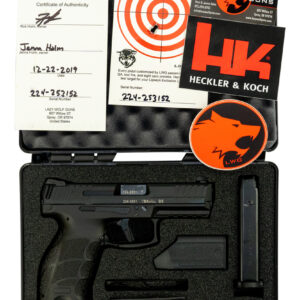 HK VP9 9mm LWG Custom, Black, 15rd